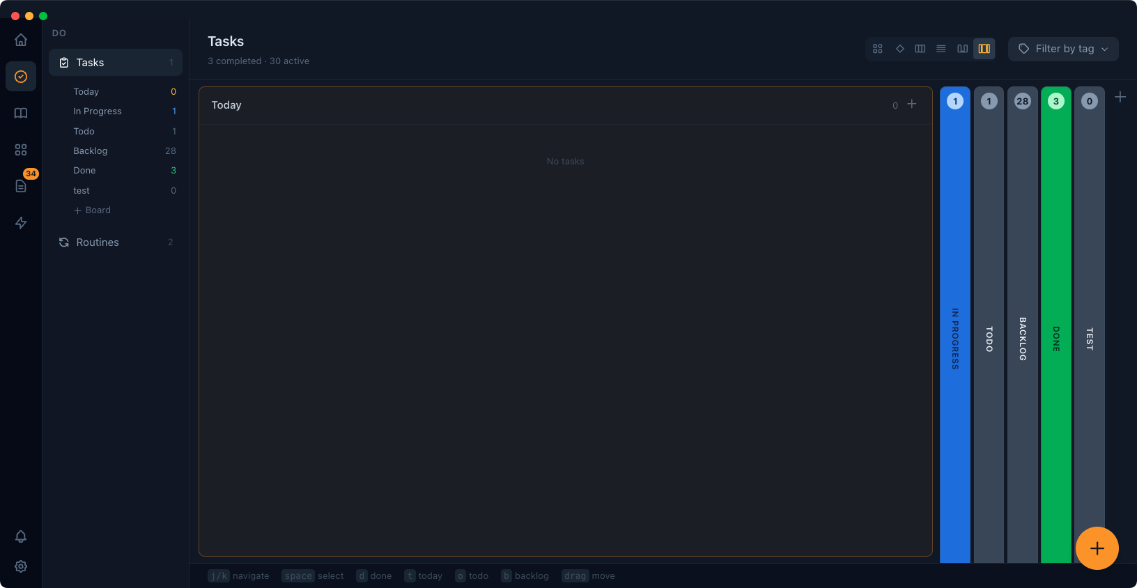 Task Management in Metis